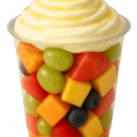 Fruit Salad With Yoghurt Cup
